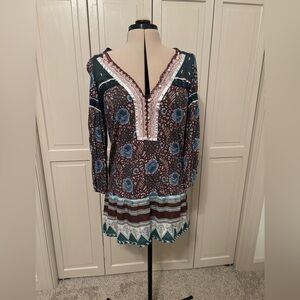 Free People Multicolor Bohemian Tunic